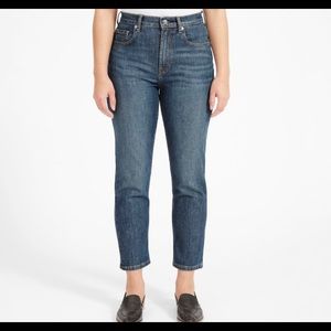 Everlane Original Cheeky Jeans in Faded Indigo Wash